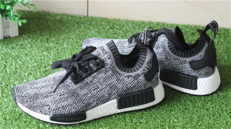 Adidas NMD R1 Primeknit Grey Black Mottled